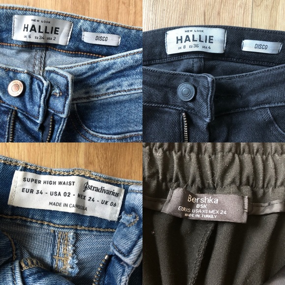 Bundle of Jeans slim Stradivarius / New Look /Bershka size 2 - Picture 7 of 7